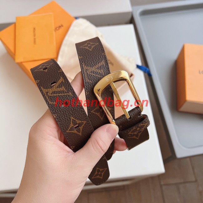 Louis Vuitton 30MM Leather Belt 7109-1