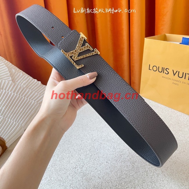 Louis Vuitton 40MM Leather Belt 7099-5