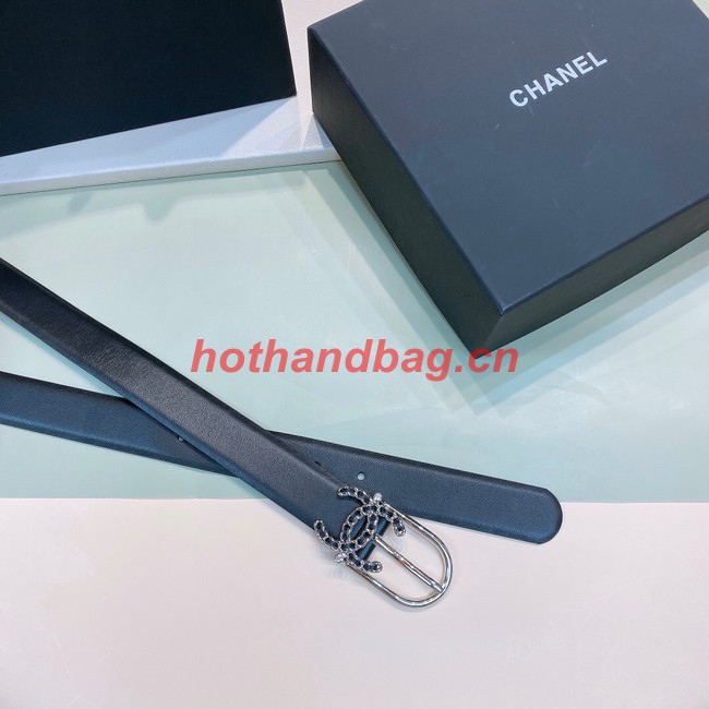 Chanel 30MM Leather Belt 7116-2