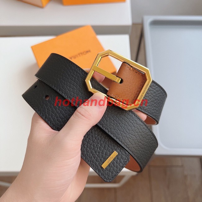 Louis Vuitton 35MM Leather Belt 7110-1