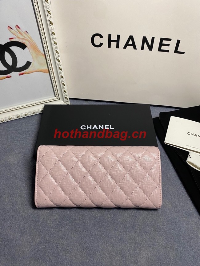 Chanel Calfskin Leather & Gold-Tone Metal AP2740 pink