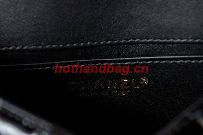 Chanel MINI FLAP BAG AS3648 black