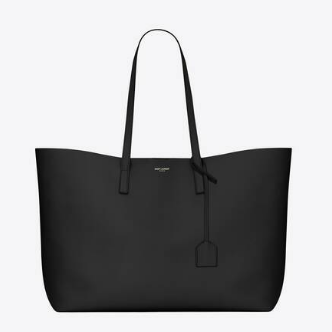 SAINT LAURENT SHOPPING SAINT LAURENT E/W IN SUPPLE LEATHER 600281 BLACK