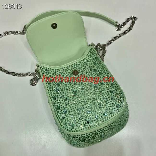 Prada Prada crystal mini-bag 1BH185 green