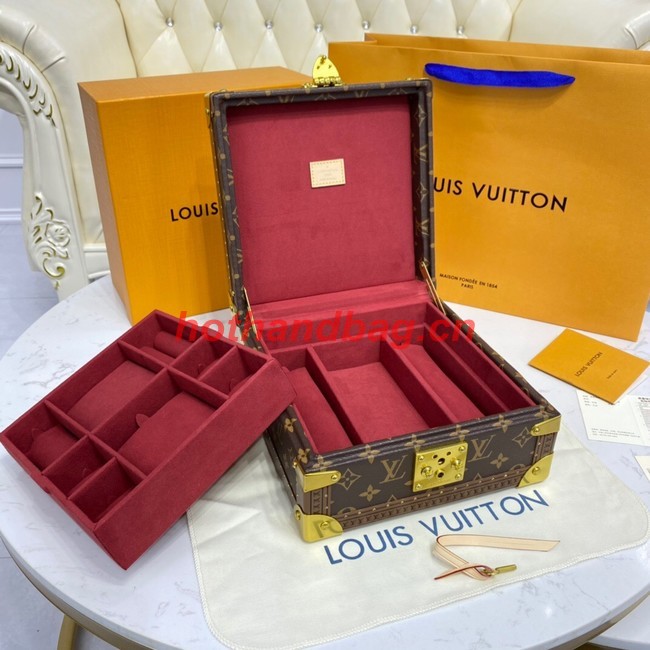 Louis Vuitton NICE JEWELRY CASE M44185 red