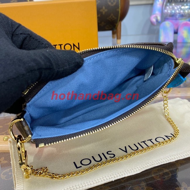 Louis Vuitton MINI POCHETTE ACCESSOIRES M81637 Blue