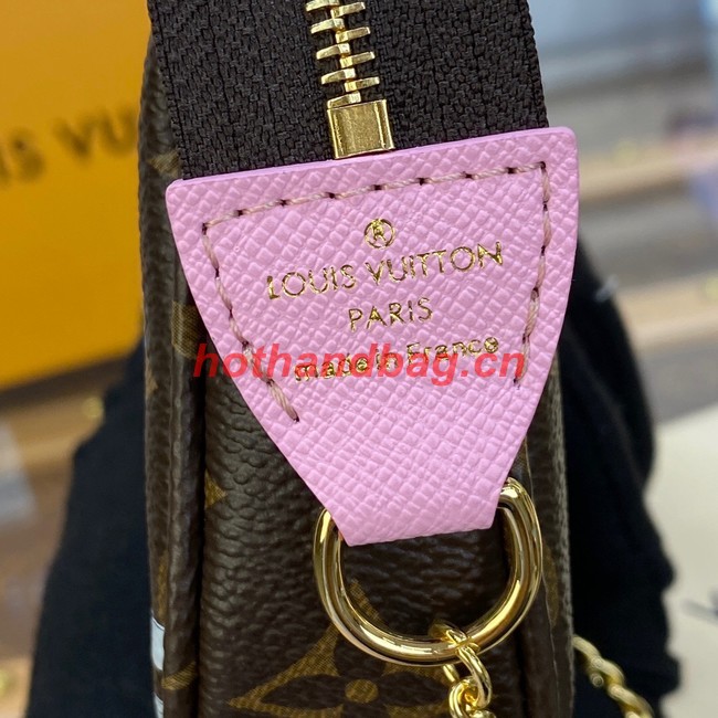 Louis Vuitton MINI POCHETTE ACCESSOIRES M81637 pink