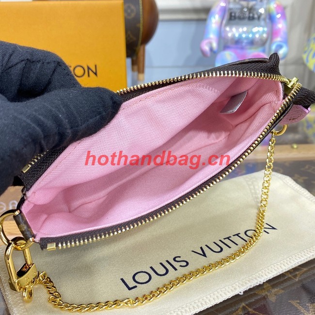 Louis Vuitton MINI POCHETTE ACCESSOIRES M81637 pink