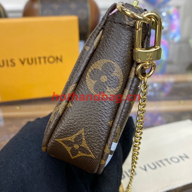 Louis Vuitton MINI POCHETTE ACCESSOIRES M81637 pink