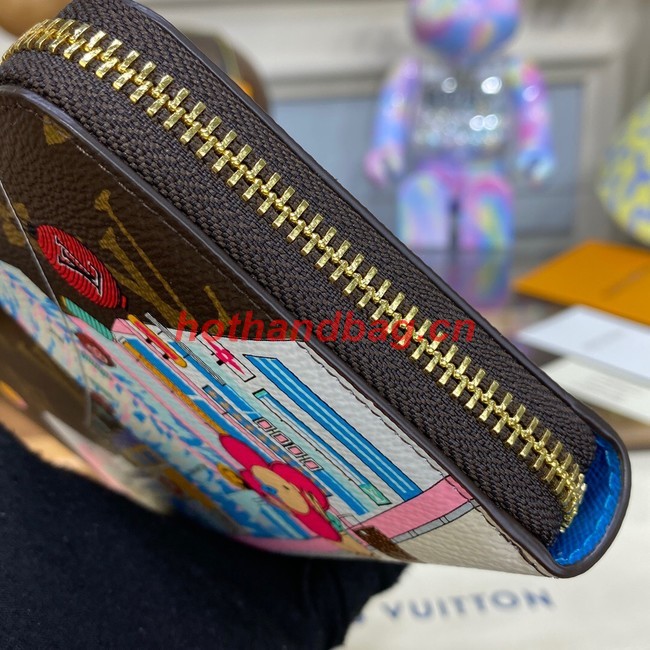 Louis Vuitton ZIPPY WALLET M81630 Blue