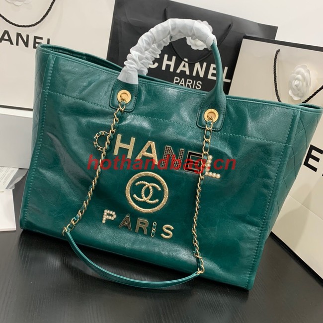 Chanel LARGE SHOPPING BAG A66941 green