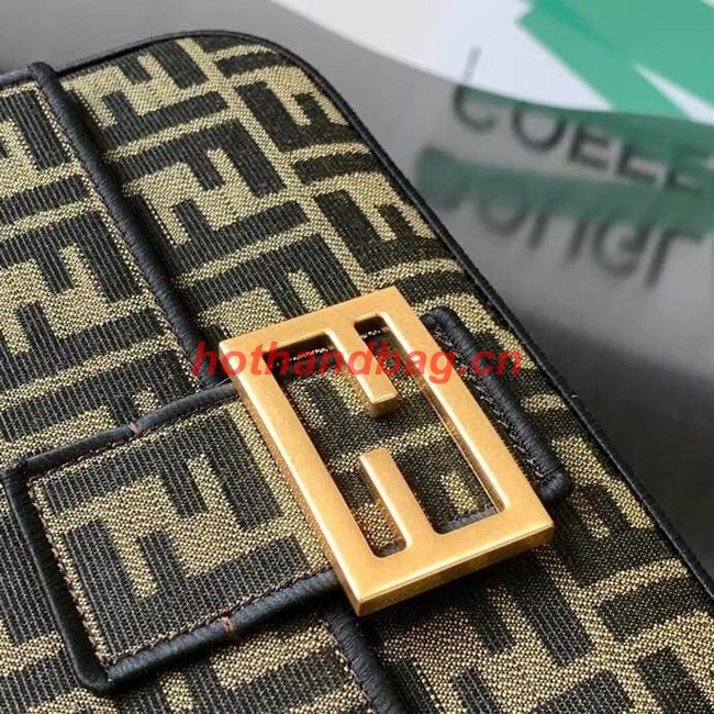 FENDI Baguette Brown fabric bag 8BR600