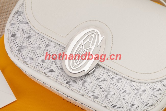 Goyard Calfskin Leather shoulder bag 9967 white
