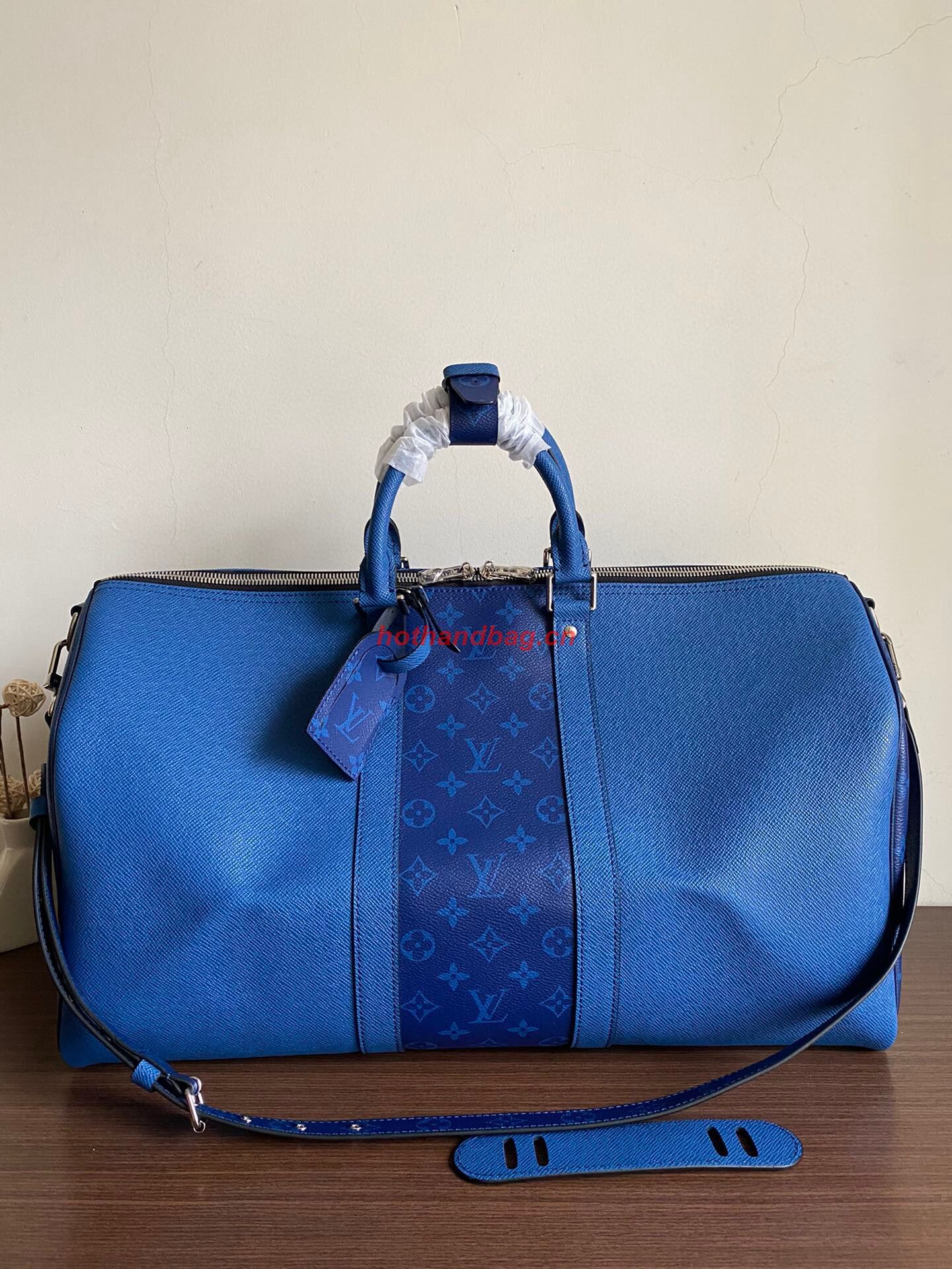 Louis Vuitton KEEPALL BANDOULIERE 50 M53766 Blue