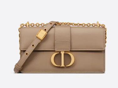 DIOR 30 MONTAIGNE EAST-WEST BAG WITH CHAIN Calfskin M9334 Hazelnut