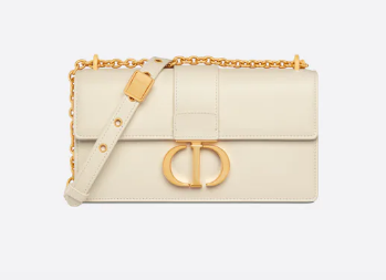 DIOR 30 MONTAIGNE EAST-WEST BAG WITH CHAIN Calfskin M9334 Latte