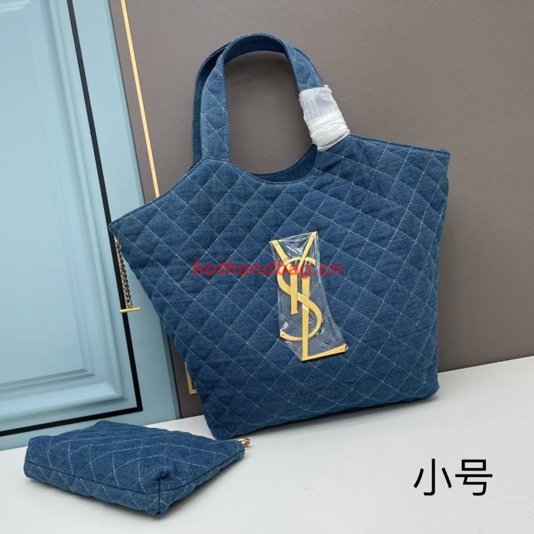 SAINT LAURENT SHOPPING Denim bag Y205321 blue