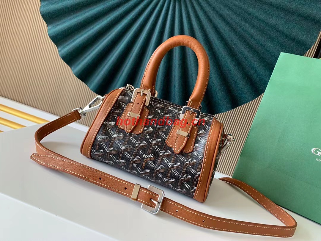 Goyard Calfskin Leather shoulder bag 9986 brown