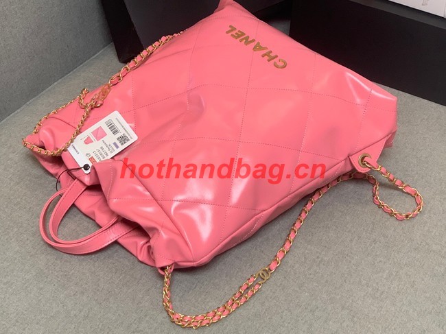 LARGE BACK PACK CHANEL 22 AS3313 PINK&GOLD