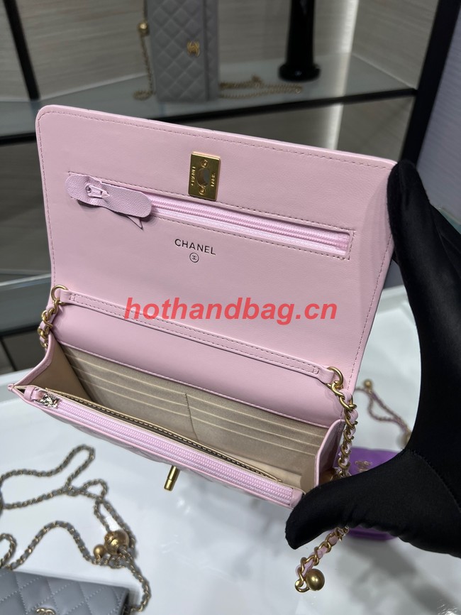 CHANEL WALLET ON CHAIN AP1450 pink