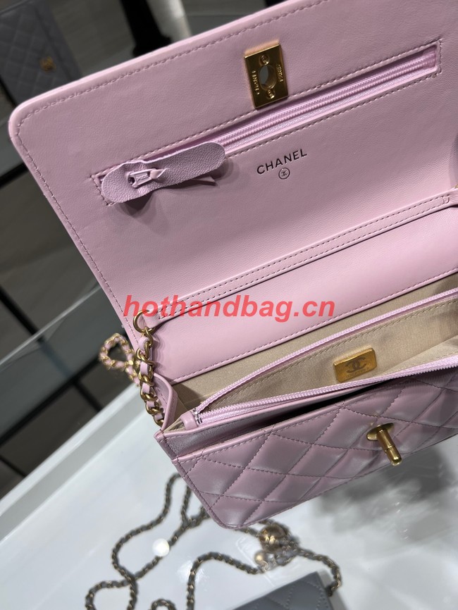 CHANEL WALLET ON CHAIN AP1450 pink