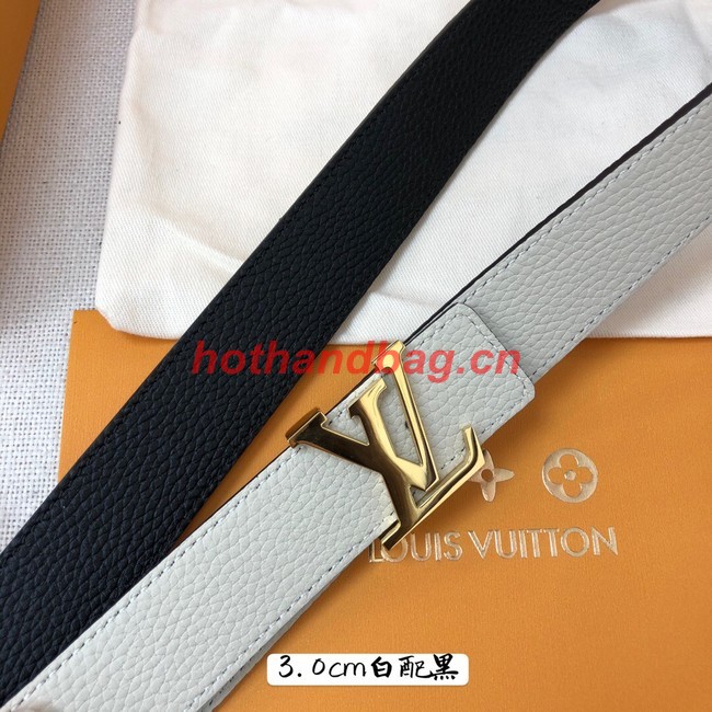 Louis Vuitton 30MM Leather Belt 71149