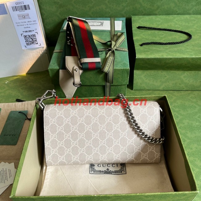 Gucci GG Supreme canvas Dionysus small shoulder bag 731782 Beige