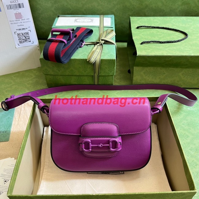 Gucci Horsebit 1955 small shoulder bag 726226 Purple