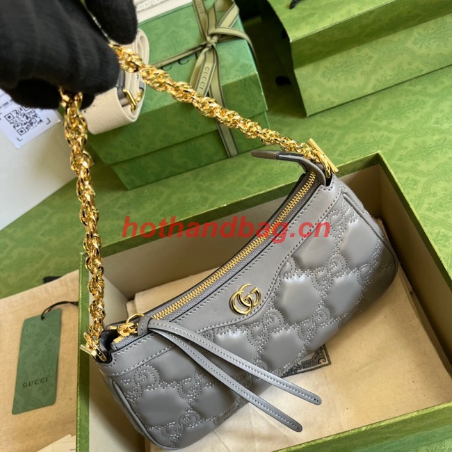 Gucci GG Matelasse handbag 735049 Grey