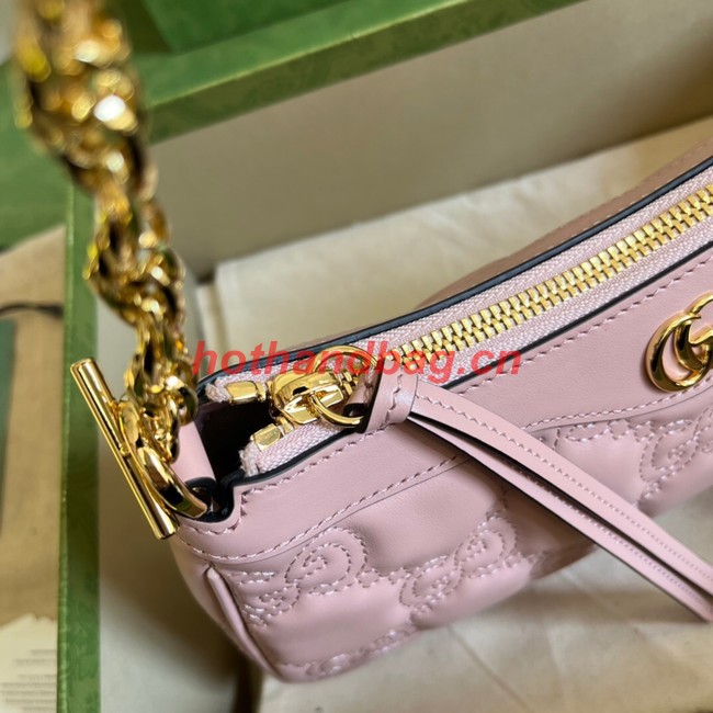 Gucci GG Matelasse handbag 735049 Pink