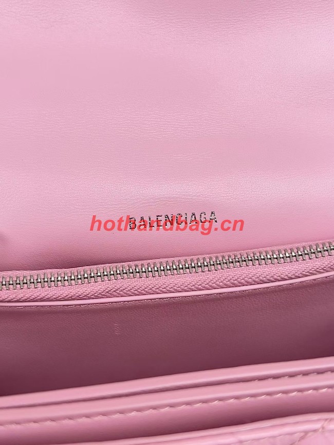 Balenciaga HOURGLASS Wallet With Chain 92885 PINK