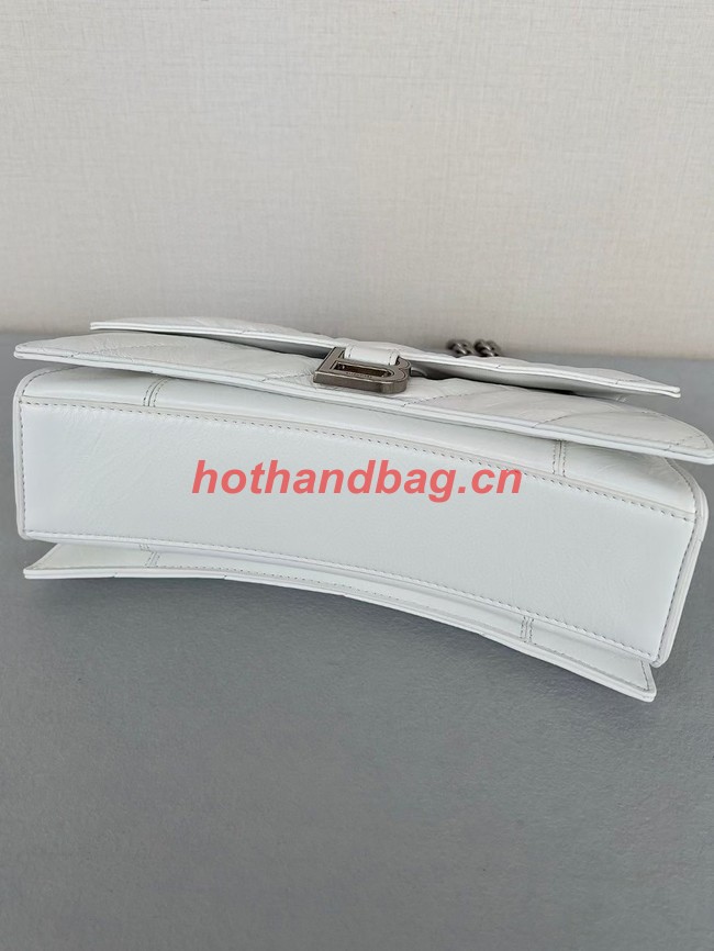 Balenciaga HOURGLASS Wallet With Chain 92885 WHITE