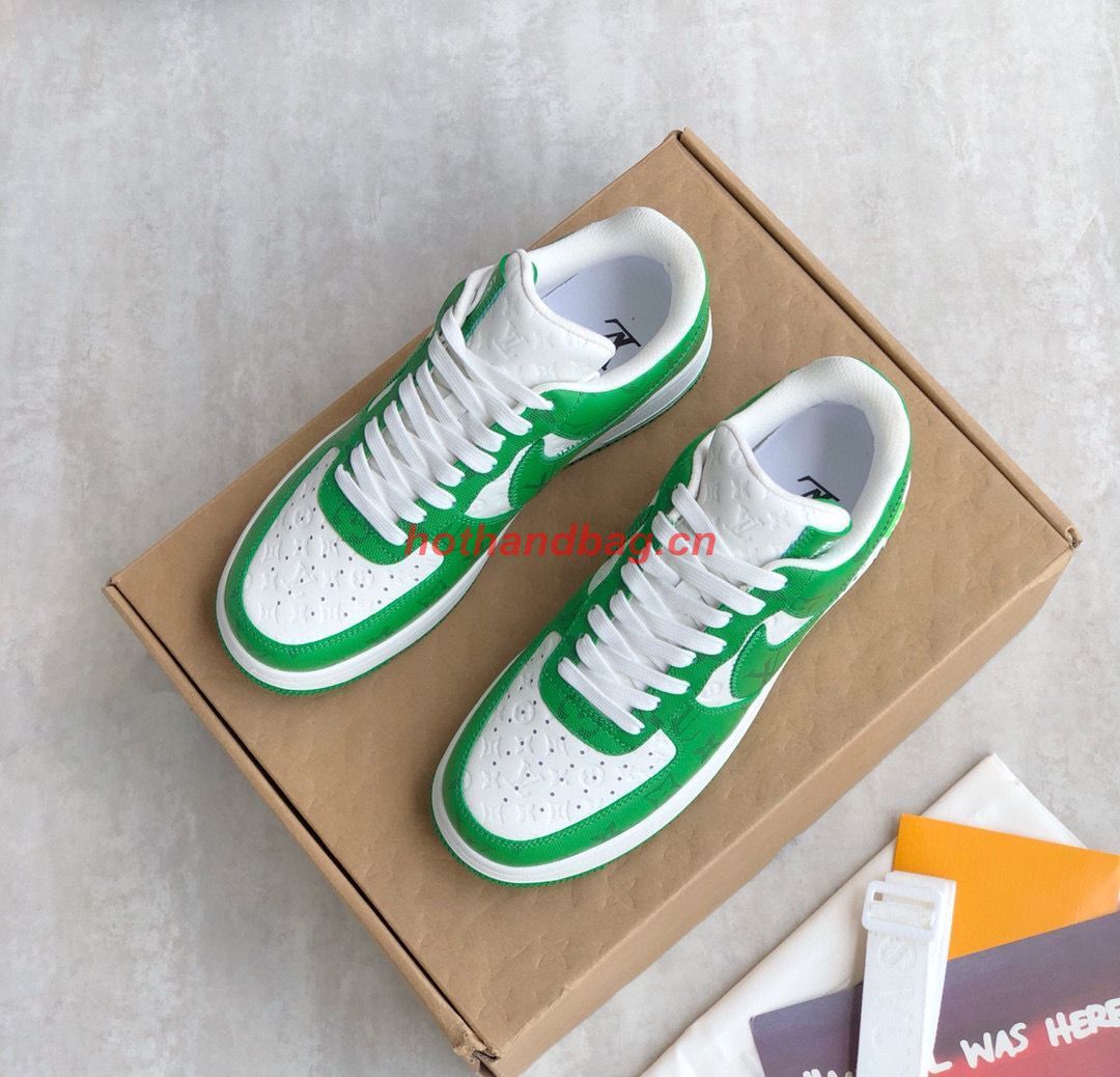 Louis Vuitton & Nike Air Force1low sneaker 63210 Green