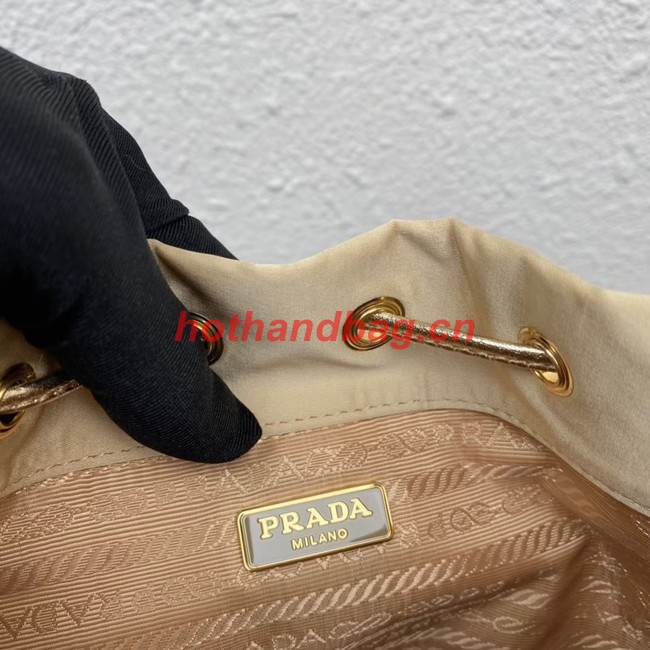 Prada Satin mini-bag with crystals 1BE067 Platinum