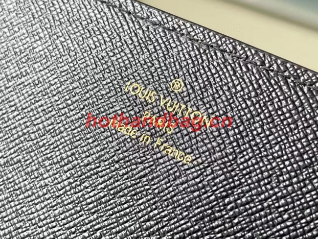 Louis Vuitton LV Book Chain Wallet M81830 black