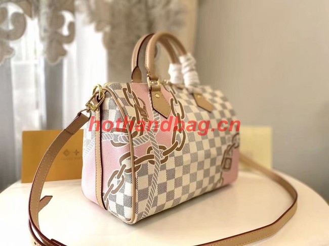 Louis Vuitton Speedy Bandouliere 25 N40473 white