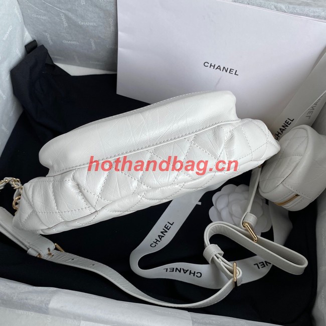 Chanel Bodypack Sheepskin Leather AS1077 white