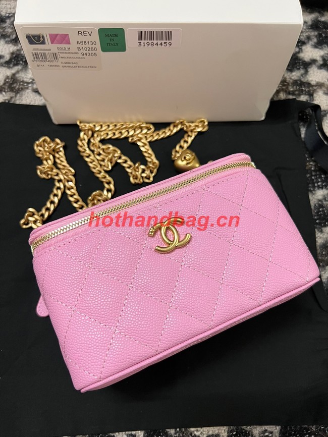 Chanel VANITY WITH CHAIN AP3120 pink