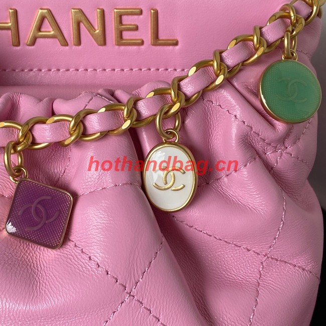 Chanel SMALL BUCKET BAG AS3793 PINK