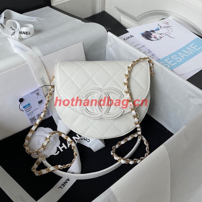 Chanel Shoulder Bag AS3867 white