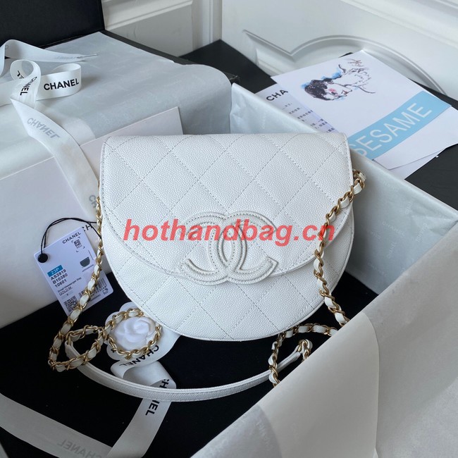 Chanel Shoulder Bag AS3919 white