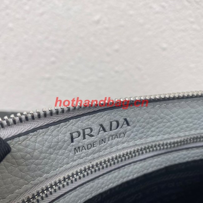 Prada Leather shoulder bag 1BH050 light blue