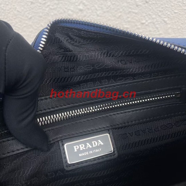 Prada Saffiano leather shoulder bag 2VH152 blue