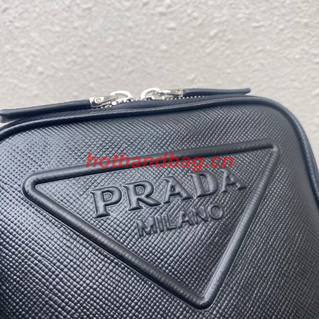 Prada Saffiano leather shoulder bag 2VH154 black