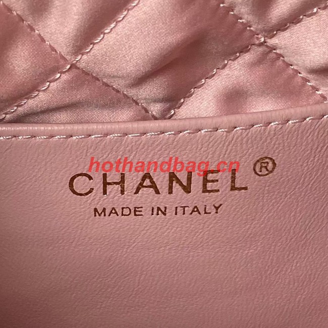 CHANEL 22 MINI HANDBAG AS3980 pink