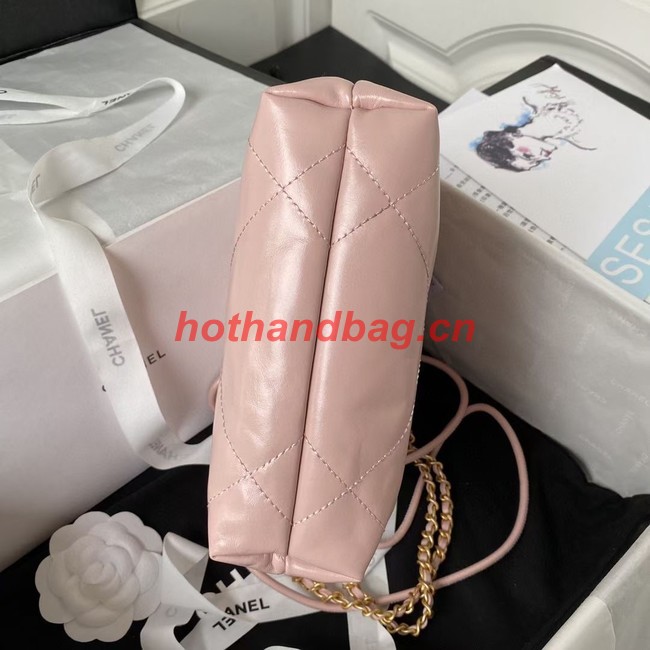 CHANEL 22 MINI HANDBAG AS3980 pink