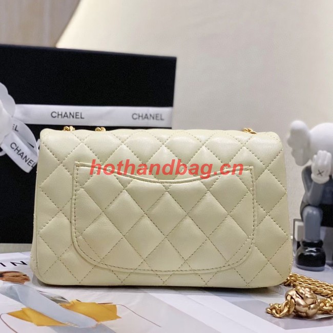 Chanel MINI FLAP BAG AS1116 cream