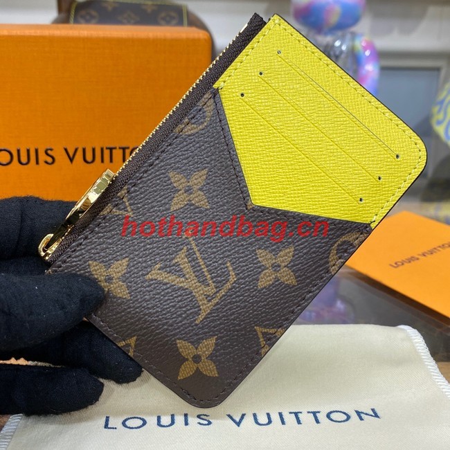 Louis Vuitton Romy Card Holder M81880 Yellow