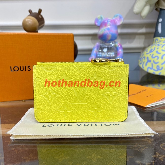 Louis Vuitton Romy Card Holder N81880 Yellow