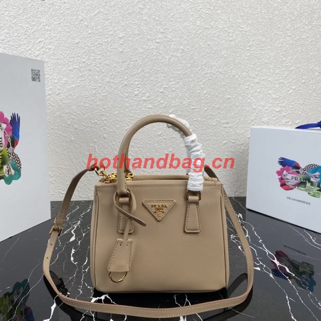 Prada Galleria Saffiano leather mini-bag 1BA906 apricot